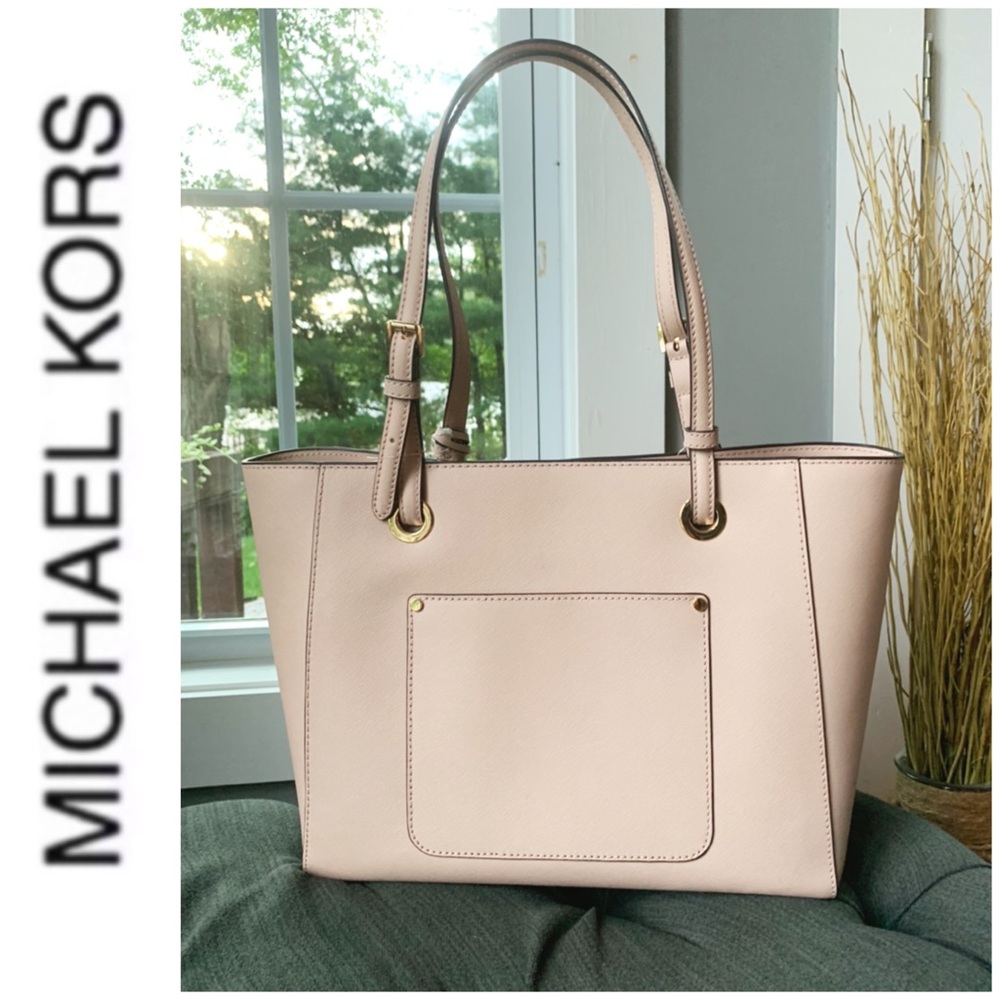 NWT authentic MK Walsh leather tote ballet - Picture 3 of 8